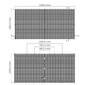 Panel Solar Jinko Tiger Neo N-Type 66HL5-BDV 710-735 Vatios, Panel Fotovoltaico Bifacial de Doble Vidrio de 710W 715W 720W 725W 730W 735W - Product Image 2