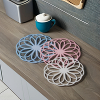 Support de casserole en silicone pliable résistant à la chaleur creux Gadgets de cuisine Coussin isolant pour un usage domestique