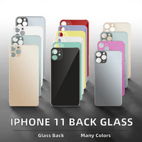 Verre arrière de conception CXL pour iPhone 11 Pro Max, panneau de boîtier de batterie avec autocollant logo et grande ouverture