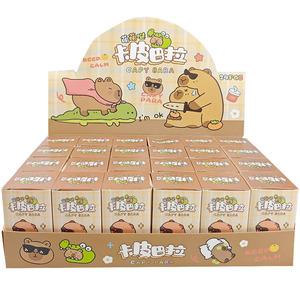 Figuras de Acción de Capibara Kawaii, Lindas y Animadas, Venta al por Mayor, Colección para Niños, Llavero, Caja Misteriosa, Caja Sorpresa - Product Image 2