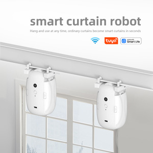 Smart Curtain Motor WiFi Voice Control Built-In Battery Electric Curtains Automation - Product Image 3