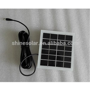 ehärtetem glas 2 watt 3 watt 5 watt 10 watt mini solar panel 5 v 6 v 12 v rahmenlose solar power module mit kupfer draht stecker - Product Image 5