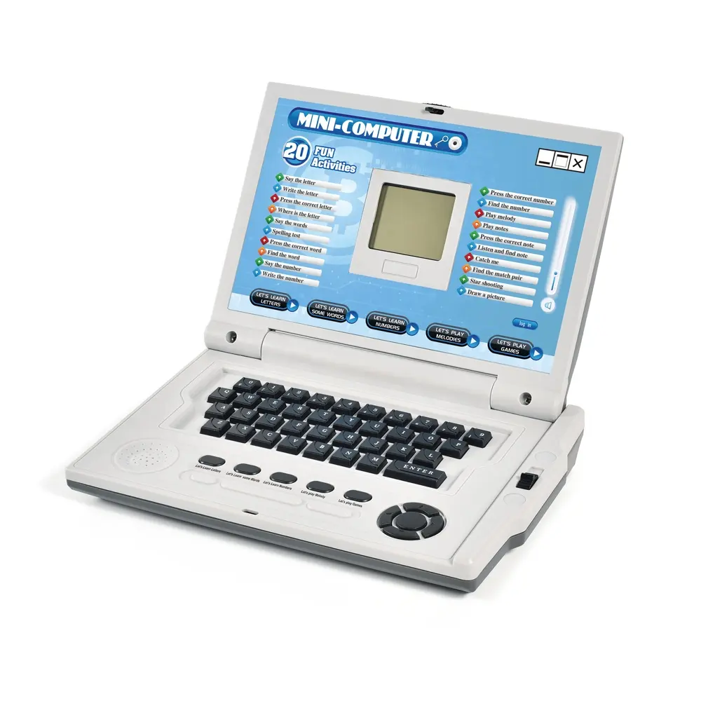 20 Funktionen frühe Bildung Lernmaschine Spielzeug Laptop Kind Englisch Alphabete Zahlen Unterricht multifunktion alen Mini-Computer