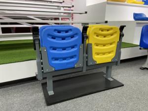 자외선 방지 축구장 플라스틱 표백제 좌석 그랜드 스탠드 좌석 야외 트리뷴 좌석 접이식 CS-ZZY-L - Product Image 4