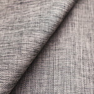 Tela textil para el hogar, material de equipaje 100% poliéster, <span class=keywords><strong>lino</strong></span>, aspecto <span class=keywords><strong>grueso</strong></span>, duradero, gris oscuro, tapicería, muebles, sofá - Product Image 4