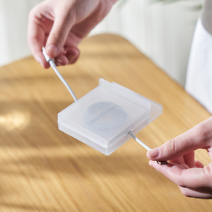 Portable Data Cable Organizer Square Rotatable Charging Cable Storage Box For Earphone Wire Electric Wire Office Use - Product Image 4