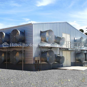 Prefab โครงสร้างเหล็กเชื่อมฟาร์มสัตว์ปีกการก่อสร้าง Shed House สำหรับ<span class=keywords><strong>ชั้น</strong></span>และไก่นก - Product Image 4