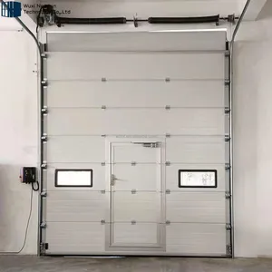 Porta del negozio industriale della porta del magazzino sopraelevata di alta qualità del produttore superiore con hardware e motore