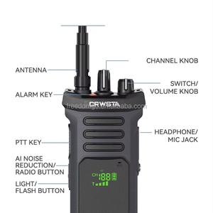 Radio portative GX-8200 UHF 20W, radios FM, talkie-walkie, appareil de communication bidirectionnel CRWSTA - Product Image 2
