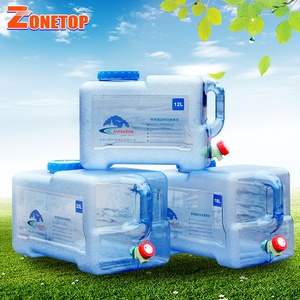 Miễn phí Mẫu rộng miệng 5L 8L 10L 12L 15L 18L 20L 22L 25L nhựa ngoài trời cắm trại nước container với tap - Product Image 1