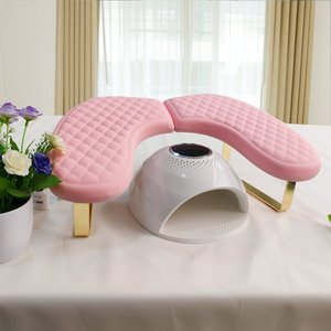 New U Hình Dạng Sang Trọng Thương Hiệu Có Thể Gập Lại Nail Cánh Tay Phần Còn Lại Sợi Nhỏ Da Làm Móng Tay Tay Gối Chủ Nail Tay Gối Tay Cánh Tay Phần Còn Lại - Product Image 2