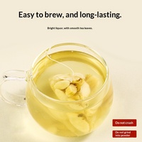 Thé santé mélangé Yuanqi Quatre Trésors avec Astragale et Ginseng américain en sachets de thé triangulaires individuels de 125g