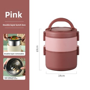 กล่องข้าวเก็บอุณหภูมิสแตนเลส 304 พร้อมช่องแบ่งอาหารแบบถอดได้ สำหรับสำนักงาน แคมป์ปิ้ง พกพาสะดวก ซ้อนกันได้ - Product Image 6