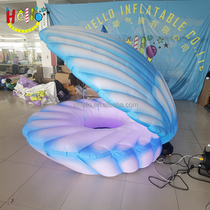 Concha de Sirena Inflable con Luz LED Personalizada y Concha Marina Inflable con Luz LED para Uso en Exteriores, en Venta - Product Image 2