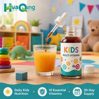 Gouttes Multivitaminées 10-en-1 pour Enfants D3 B9 Acide Folique B12 Fer Complexe Minéral Oméga-3 Santé Bébé et Tout-Petit OEM