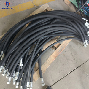 Super Lange Levensduur Industriële Hydraulische Hogedruk Gevlochten Lucht <span class=keywords><strong>Rubber</strong></span> Slang Buisconstructie Flexibele Hydraulische Slang - Product Image 2