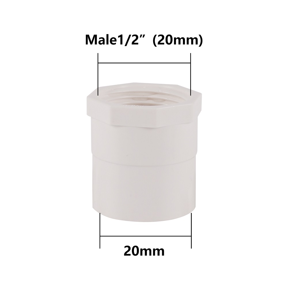 20mm * 1/2 pollici-bianco