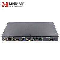 HDMI VGA Video Processor with Character Overlay Subtitle Generator USB AV Switcher 1080P Video Scaler