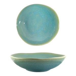 Piatto Fondo in Ceramica Reattiva Alternativa DIAM. Smeraldo da 20 cm - Product Image 1