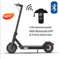Scooter électrique de 8.5 pouces d'approvisionnement direct d'usine, planche à roulettes électrique portative pliable légère d'alliage d'aluminium