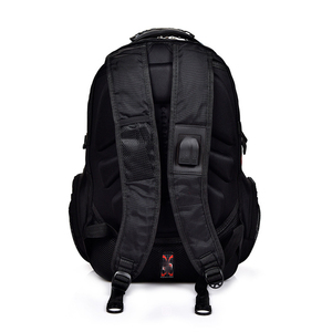 Sac à dos d'ordinateur portable d'affaires imperméable avec logo personnalisé, faible MOQ, port de charge USB, sac à dos de voyage - Product Image 5