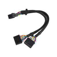 Cable de Diagnóstico Comtech OBD2 de 16 Pines y 24V con Conector F a M Y, Certificado CE/RoHS