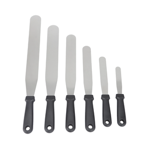 Spatola da cucina in acciaio inossidabile ad alta resistenza al calore spatola flessibile con manico in PP strumento per torte utensili per cottura e raschietto per pasticceria - Product Image 2