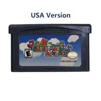 Cartouche de jeu GBA, console de jeu vidéo 32 bits, série MMario, Super MMario Advance, Super Marioed Bros, Mario pour GBA/SP/DS