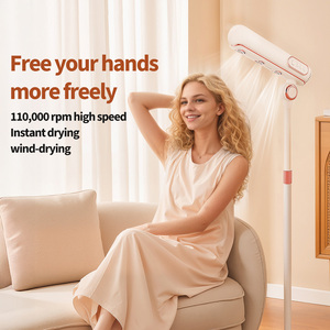 Secador de Pelo Vertical Iónico de Alta Velocidad sin Aspas de 1900W para Salón, Color Rosa - Product Image 2