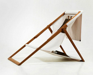 Mong muốn cổ điển-phong cách gấp gỗ bãi biển Chaise longue gỗ bãi biển boong ghế với Sun Shade - Product Image 5