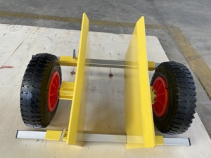 Verstelbare Paneel Dolly Multiplex Verhuizer Met T-Grip Handvat Zware Gipsplaten <span class=keywords><strong>Pusher</strong></span> Trolley Lichtgewicht Paneel Bewegende Kar - Product Image 4