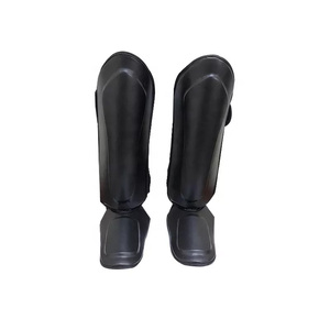 Protector de Espinilla y Pierna de Cuero de Alta Calidad para MMA y Boxeo, Más Vendido - Product Image 1