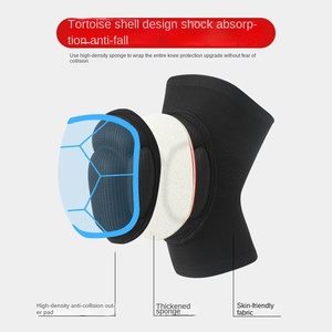 Genouillères de sport anti-chute pour le volleyball, le football, la danse, le hip-hop, pour hommes et femmes, anti-collision, modèle Bouddha - Product Image 2