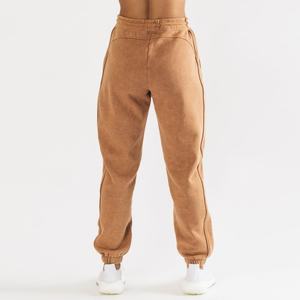 Pantalons de jogging décontractés en coton et élasthanne pour femmes, avec logo personnalisé imprimé - Product Image 2