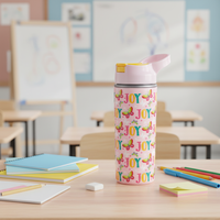 Bouteille isotherme personnalisable à double paroi en PP, type paille, 330 ml, sans BPA, maintien au froid ou au chaud pendant 8 heures, pour la randonnée