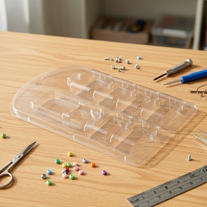 กล่องบรรจุภัณฑ์พลาสติกแบบฝาพับใส PET แบบพกพา HDPE PP ดีไซน์ใหม่ ปรับแต่งได้ - Product Image 1