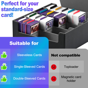 JUZI KH-DR06 Custodia Portatile Personalizzata Eco-Friendly per Carte Yugioh TCG - Deck Box Singolo con Sleeve - Product Image 5