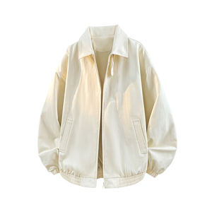 Chaqueta de Forro Polar Personalizada con Logotipo ODM para Hombre y Mujer, Chaqueta Larga de Invierno de Color Sólido con Cierre de Cremallera, Estilo Americano Holgado Informal para Parejas - Product Image 1