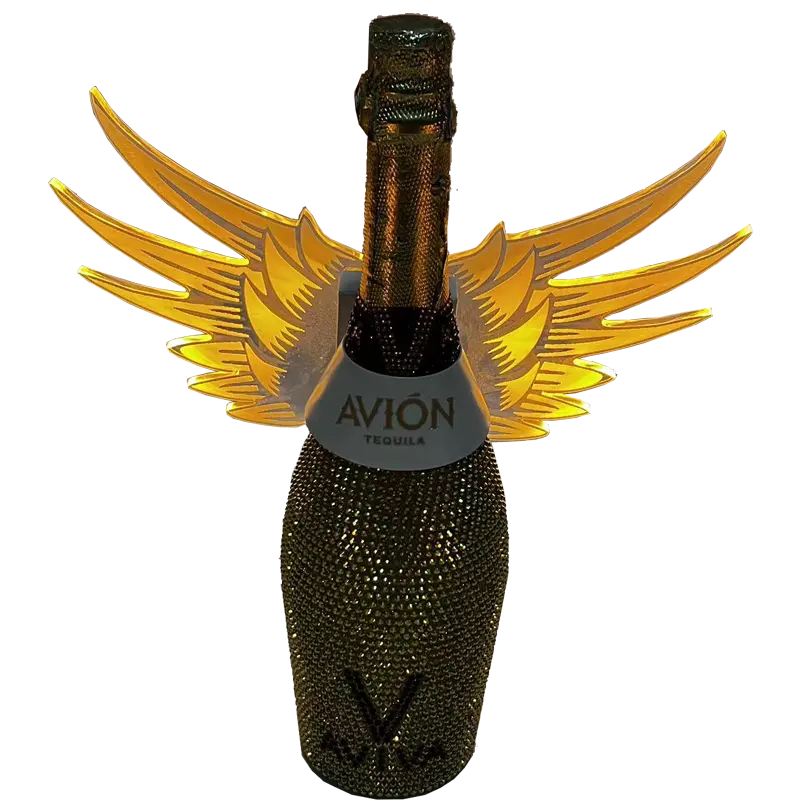 AVIO N Gold LED Silver Aluminum Alloy Flashing Stick Led Champagne Sparklers Bottle Strobe Sign
