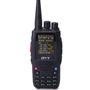 Отличное качество FM-передатчик Радио Удобная рация 5 Вт аналоговая портативная УКВ УВЧ четырехдиапазонная рация