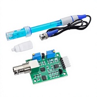 Module de régulation et de détection du pH liquide, capteur de surveillance et de contrôle, testeur + sonde d'électrode pH BNC pour Arduino, plage de pH 0-14