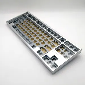 Casing Keyboard Mekanis Komputer Aluminium Penggilingan Mesin CNC OEM Kustom MACH MASTER