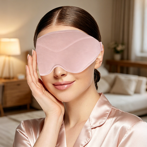Masque <span class=keywords><strong>de</strong></span> sommeil 3D profilé, cache-yeux ultra doux bloquant <span class=keywords><strong>la</strong></span> lumière <span class=keywords><strong>pour</strong></span> les voyages et les siestes - Product Image 3