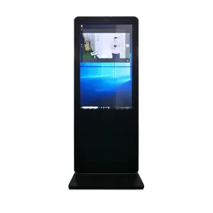 43 49 55 Inch Android Venster 4K Touchscreen Kiosk Met Cameraprinter