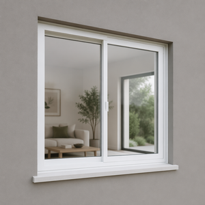 Fenêtres coulissantes en aluminium à double vitrage trempé avec <span class=keywords><strong>grille</strong></span> de sécurité pour la <span class=keywords><strong>ventilation</strong></span> des maisons et appartements modernes - Product Image 2