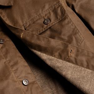 Veste en toile cirée pour homme, surdimensionnée, de haute qualité, avec logo personnalisé accepté, fabrication en gros OEM/ODM, streetwear - Product Image 6