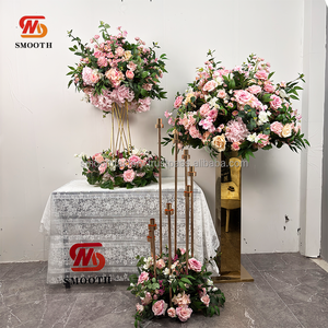 Centro de Mesa LEDA para Bodas, Decoración Hecha a Mano, Bola de Flores Rosadas Artificiales Personalizables para el Día de San Valentín - Product Image 6