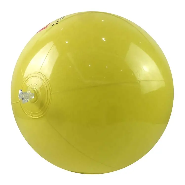 30 cm promosyon sarı Şişme Plaj Su Topu