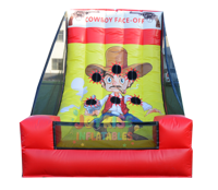 Jeu de sport interactif gonflable 4 en 1, jeu de carnaval familial pour tirer sur les balles