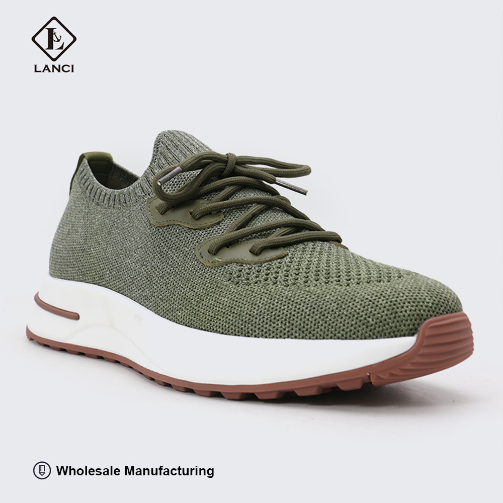 LANCI Custom Sneaker Manufacturers Men Luxury Design Shoes Flyweave Original Mens Sports Shoes